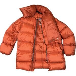 Rick Owens Mountain Down Jacket Orange IT 46 Goose Down